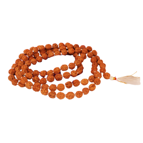 Buy Rudraksha mala in thread - 10 mm online Rudraksha-Gemstones